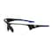 Ge Safety Glasses, Anti-Fog & Anti-Scratch, Clear Lens, Black/Blue Frame GE106CAF - alternate 1